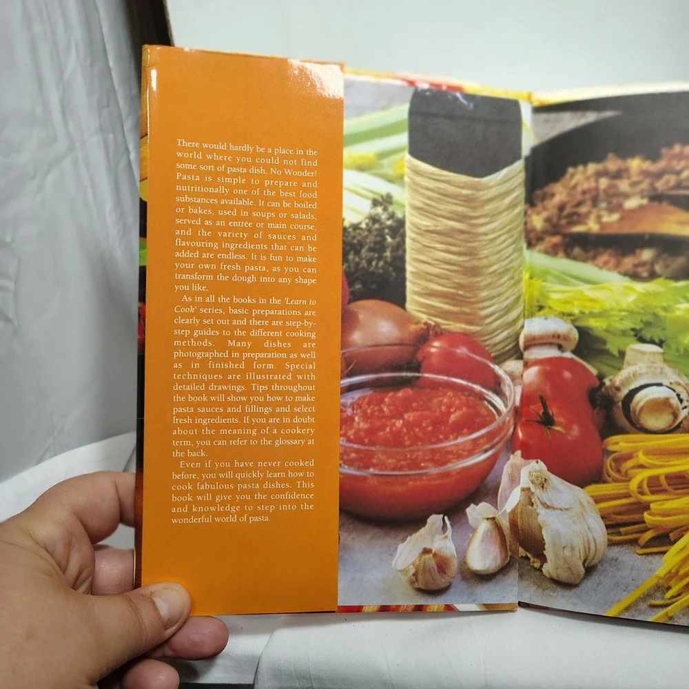 Learn to Cook Pasta Cookbook Janet Marsh-Lillie Vintage‎ Italian Recipes
